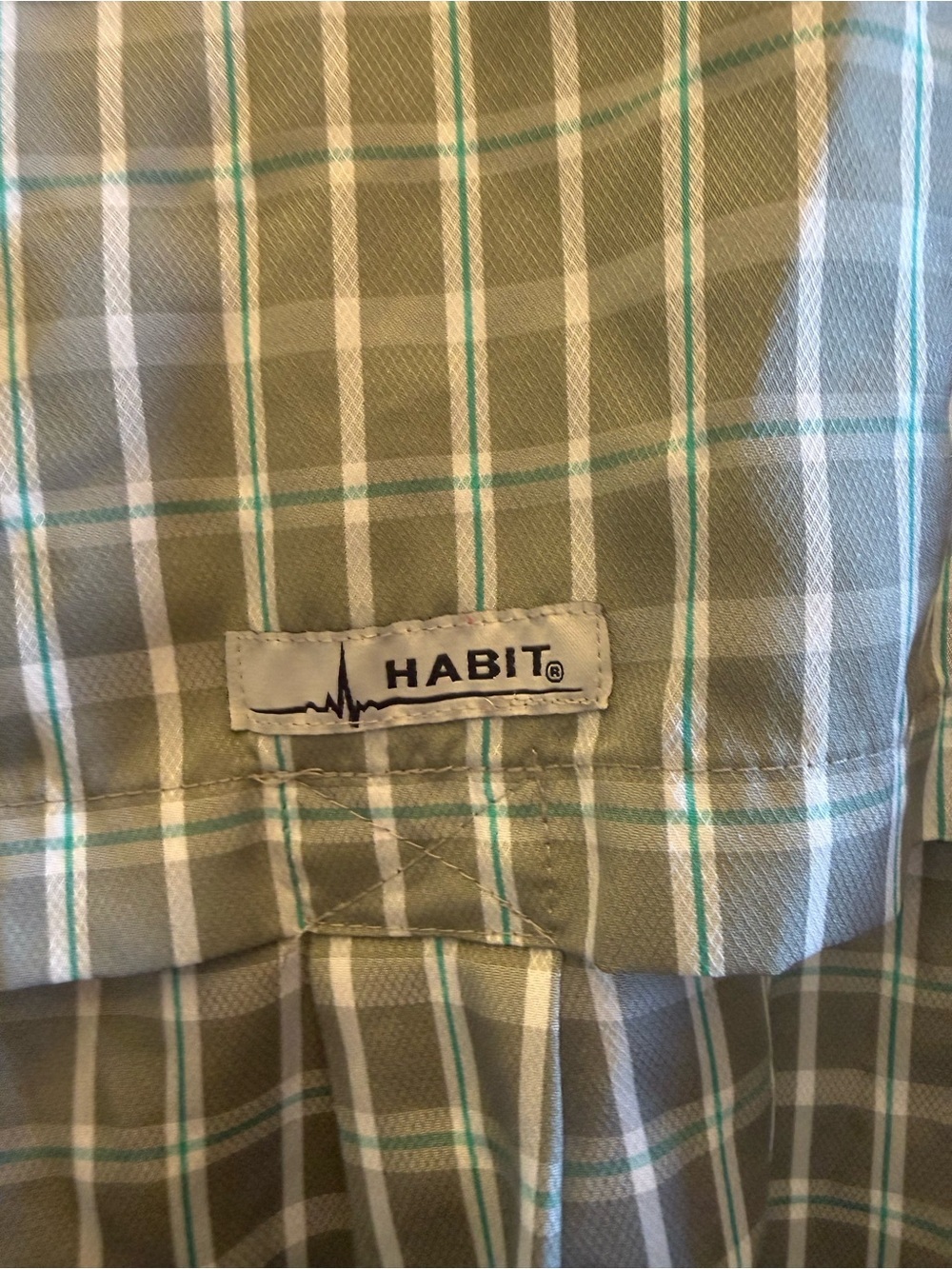 Habitat Men’s 3XL UPF 40+ Fishing Shirt Plaid Vented Outdoor Performance - Picture 9 of 11